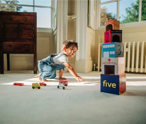 STACKING CUBES EMERGENCY LIFESTYLE 2 - Wood Bee Nice - Children's Wooden Toys | Eco-Friendly Toys