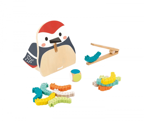 woodpecker and caterpillars colour game.jpg copy - Wood Bee Nice - Children's Wooden Toys | Eco-Friendly Toys