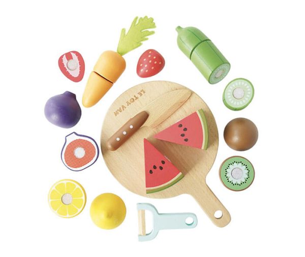 TV355 chopping board wooden super foods set@2x.jpg copy - Wood Bee Nice - Children's Wooden Toys | Eco-Friendly Toys