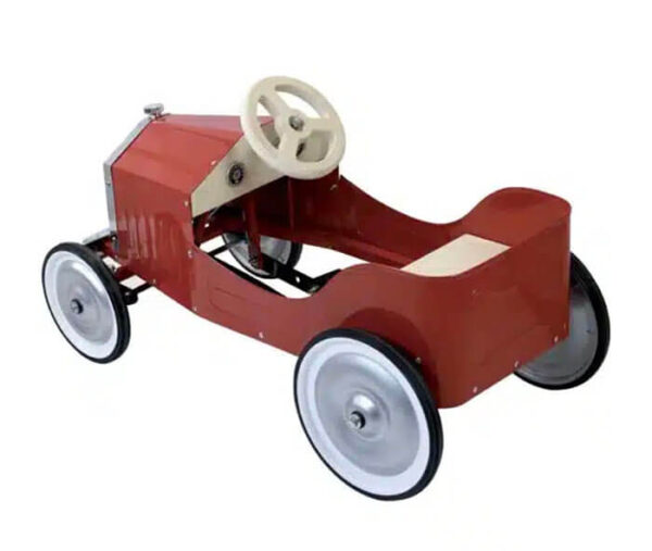 Vilac Large Pedal Car Red 2 copy - Wood Bee Nice - Children's Wooden Toys | Eco-Friendly Toys