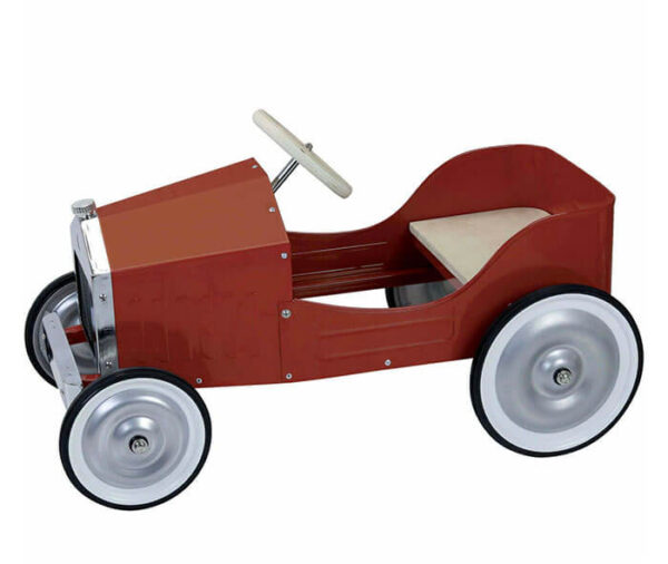 Vilac Large Pedal Car Red 3 - Wood Bee Nice - Children's Wooden Toys | Eco-Friendly Toys