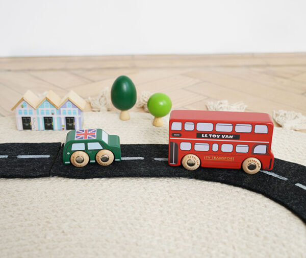 TV267 london car set miniture buildings and trees - Wood Bee Nice - Children's Wooden Toys | Eco-Friendly Toys