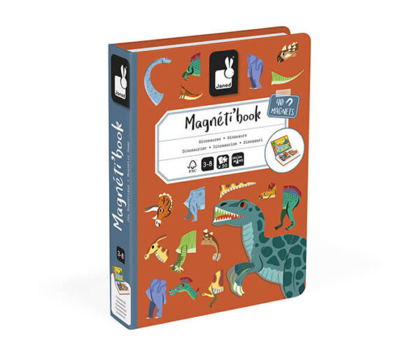 dinosaurs magneti book 40 magnets - Wood Bee Nice - Children's Wooden Toys | Eco-Friendly Toys