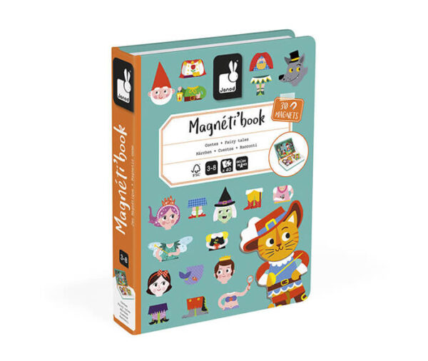 fairytales magneti book 30 magnets - Wood Bee Nice - Children's Wooden Toys | Eco-Friendly Toys