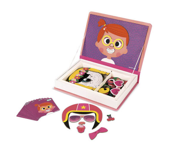 girl s crazy faces magneti book 3 - Wood Bee Nice - Children's Wooden Toys | Eco-Friendly Toys