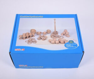 TickiT 73883 Semisfere In Legno Di Faggio - 10 Pezzi Da 4 Cm Per Gioco Euristico E Creatività