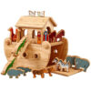 Wooden Junior Noah's Ark Playset with Colourful Characters