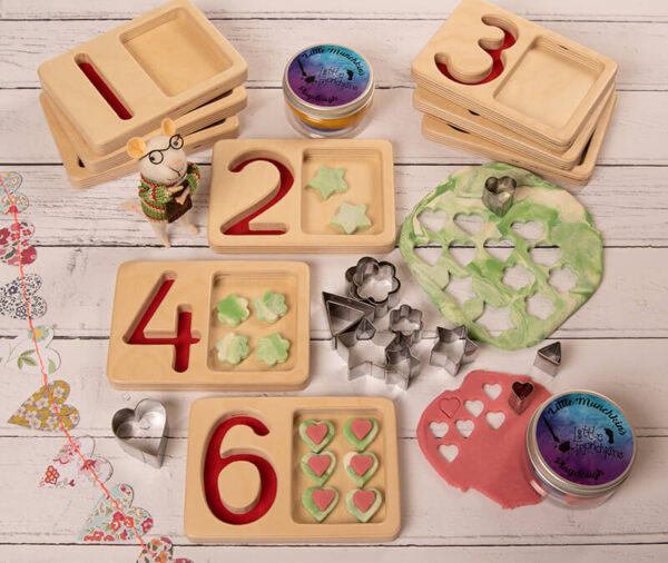 E0269 Number Trays 1 9 Image 16 - Wood Bee Nice - Children's Wooden Toys | Eco-Friendly Toys