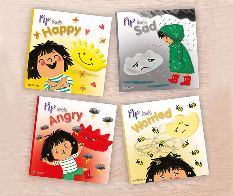 Pip Feels Books Set 1 - Happy, Sad, Angry & Worried