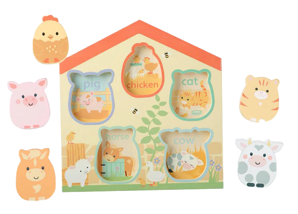 New! Farmyard Barn Shape Puzzle