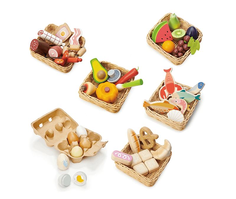 SP4089FoodBasketBundleof6 1.jpg copy - Wood Bee Nice - Children's Wooden Toys | Eco-Friendly Toys