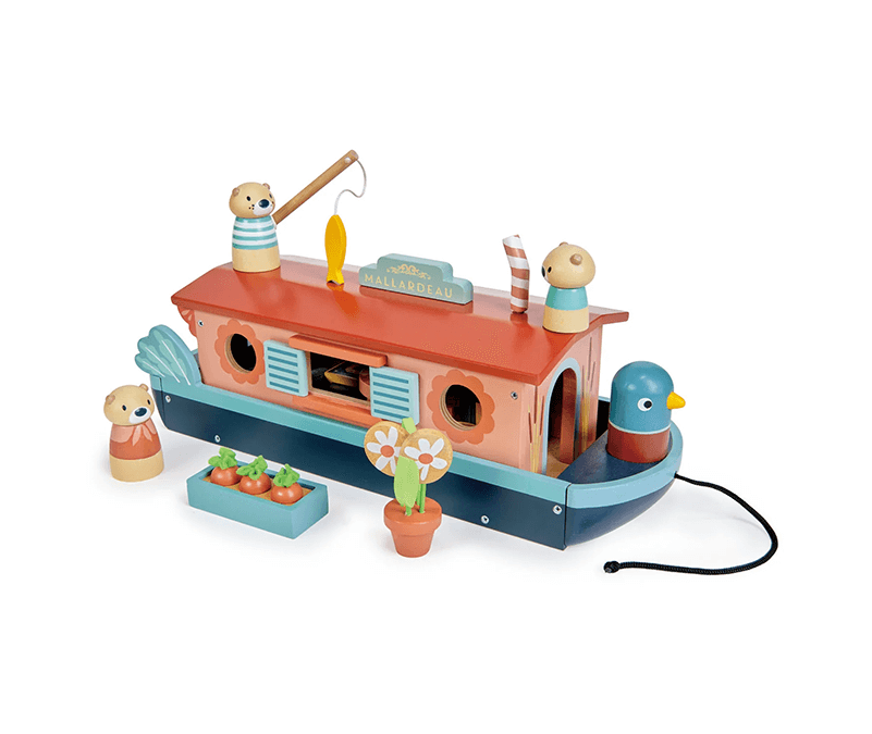 TL8389 little otter canal boat 1 HR.jpg copy - Wood Bee Nice - Children's Wooden Toys | Eco-Friendly Toys