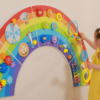 Rainbow Activity Wall Toy - Image 3
