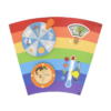 Rainbow Activity Wall Toy - Image 5