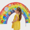 Rainbow Activity Wall Toy - Image 7