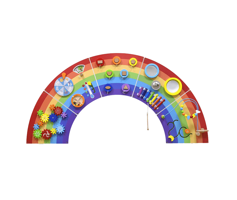 rainbow activity wall toy 7 - Wood Bee Nice - Children's Wooden Toys | Eco-Friendly Toys