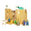 Natural Fairytale Castle Playscene with 12 Characters