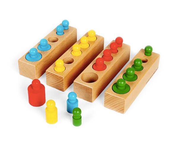 Peg blocks - Wood Bee Nice - Children's Wooden Toys | Eco-Friendly Toys