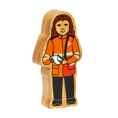 Wooden Delivery Woman Toy