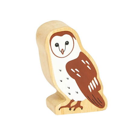Wooden Brown Owl Toy
