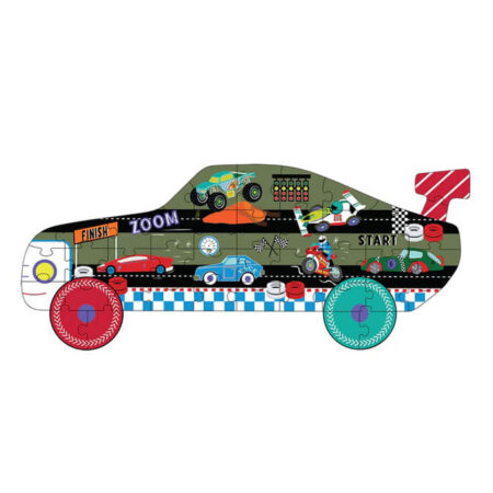 Cars 40 Piece Shaped Jigsaw Puzzle