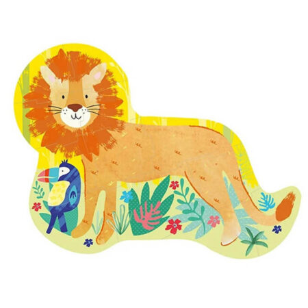 Lion 12 Piece Shaped Jigsaw Puzzle